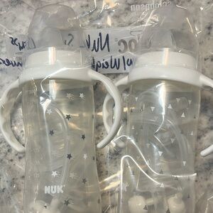 Nuk Sippy Cups with Weighted Straw Kit